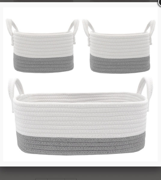 3 Piece Storage Basket - Living Textiles