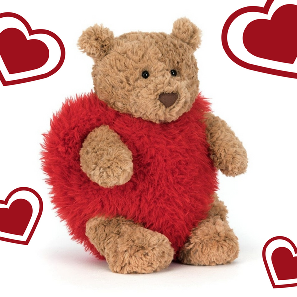 Jellycat - Bartholomew Heartthrob Bear