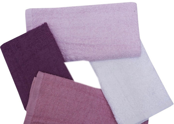 Big Softies Coloured Towelling Nappies 8 Pack - Assorted Pinks