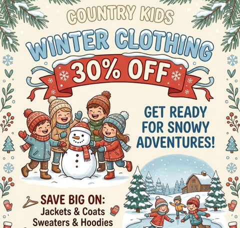 30% off WINTER CLOTHING