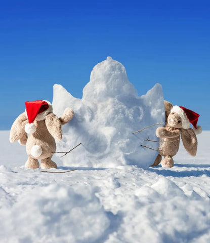 Jellycat Christmas Beige Bunny