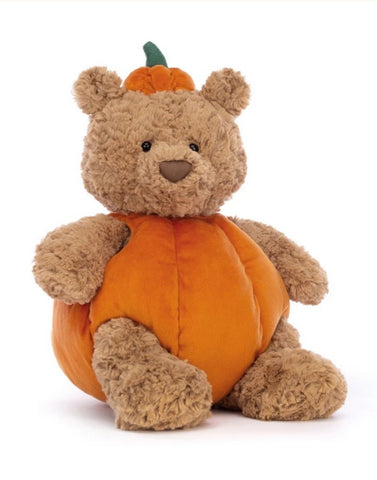 Jellycat - Bartholomew Hearvest Bear Pumpkin
