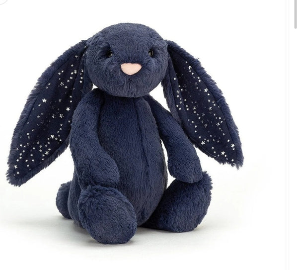 Jellycat - Medium Stardust Bashful Navy Blue