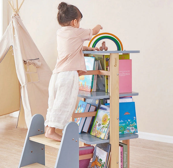Boori Revolving Rotating Bookshelf - Storage Unit