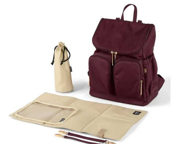Oioi Signature Nappy Bag - Mulberry Nylon