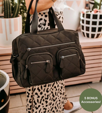 Oioi Carry All Nappy Bag - Black