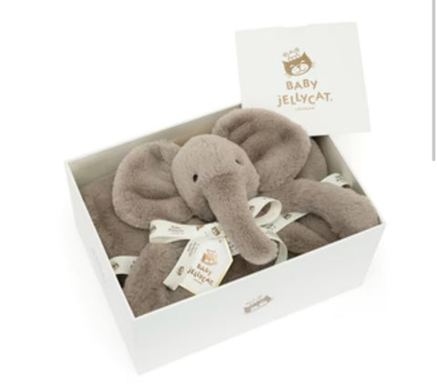 Jellycat Baby - 'Gold Label' Smudge Elephant Blankie