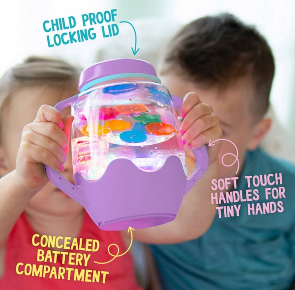 Jellystone - Glo Pal Sensory Play Jar Light-Up