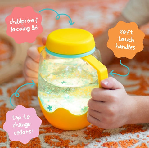 Jellystone - Glo Pal Sensory Play Jar Light-Up