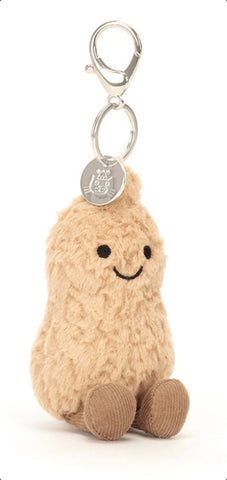 Jellycat - PEANUT Keyring/Bag Charm