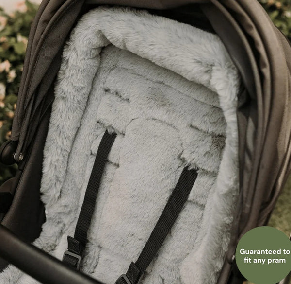 Oioi Cosi Pram Liner - Blue Paisley