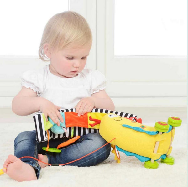 Sammy the Pull Along Snail Large Interactive Soft Toy