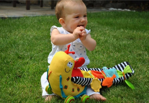 Sammy the Pull Along Snail Large Interactive Soft Toy