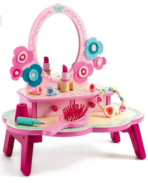 Djeco Timber Flora Dressing Table