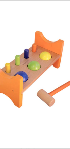 Peg & Ball Smackeroo Wooden Toy