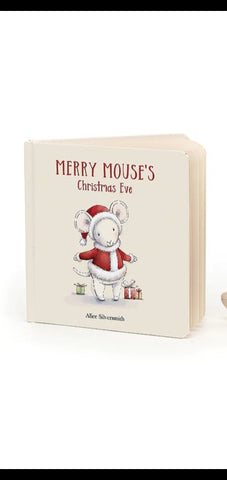 Merry Mouse's Christmas Eve Jellycat Book