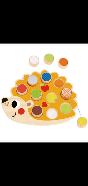 Sensory Hedgehog Toy Board Tooky Toys