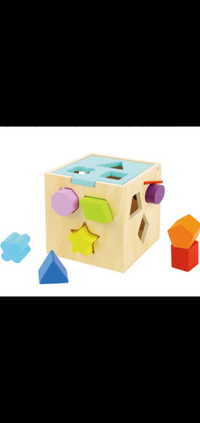 Wooden Shape Sorter 12 pieces