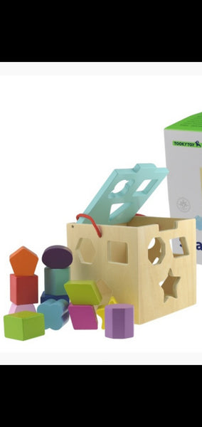 Wooden Shape Sorter 12 pieces