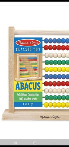 Wooden Calculator Abacus