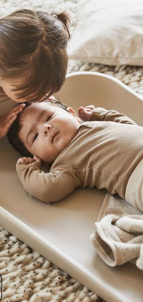 Leander Change Mat - Coffee/Cream