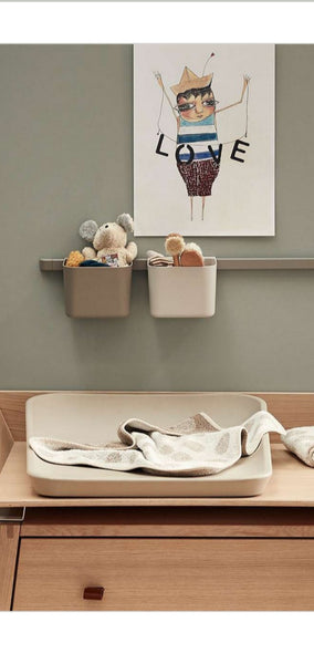 Leander Change Mat - Coffee/Cream