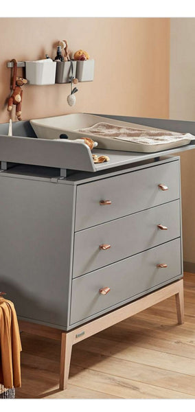 Leander Change Mat - Coffee/Cream