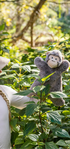 Mani the Monkey Hoochy Coochie Puppet and Soother