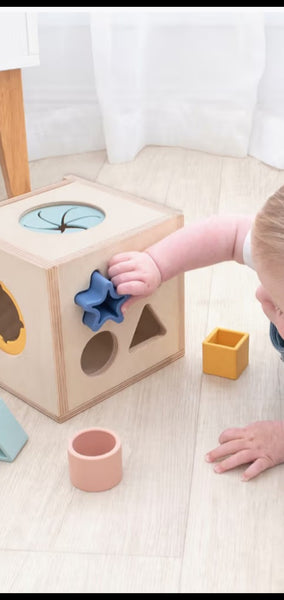 Sensory 4 in 1 Learning Cube including Downloadable Guidable Activitie Playbook