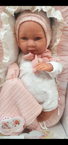 Llorens Baby Doll Light Pink Girl 35cm Made in Spain