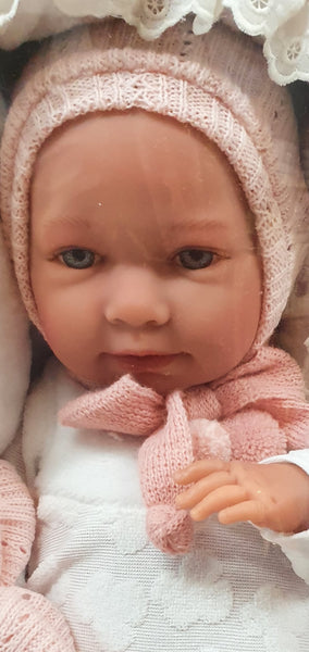 Llorens Baby Doll Light Pink Girl 35cm Made in Spain