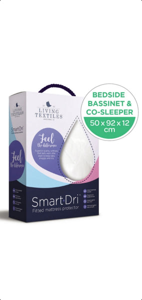 Living Textiles- Smart-Dri Mattress Protector - Bassinet & Co Sleeper