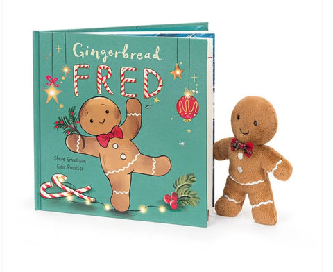 Jellycat - Gingerbread Fred Book