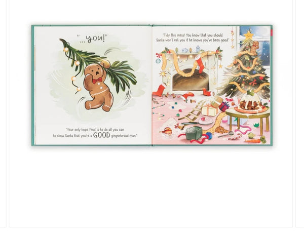 Jellycat - Gingerbread Fred Book