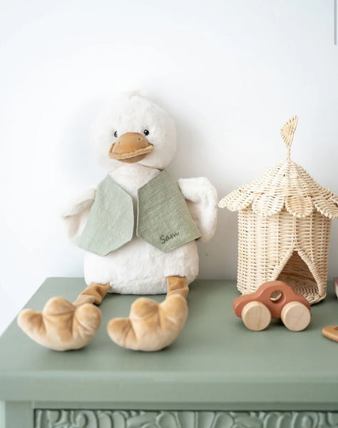 Bill the Big Sage Green Duck - Nana Huchy