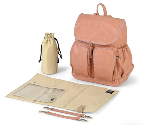 Oioi Signature Nappy Backpack - Dusty Rose