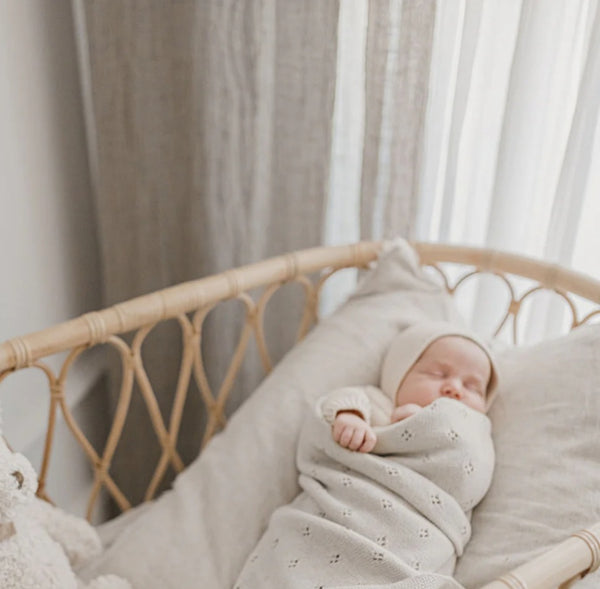 Nana Huchy - Baby Cotten Blanket Pointelle