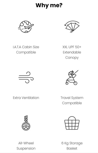 Britax Flylite - Travel Pram Green Only - Includes Travel Bag