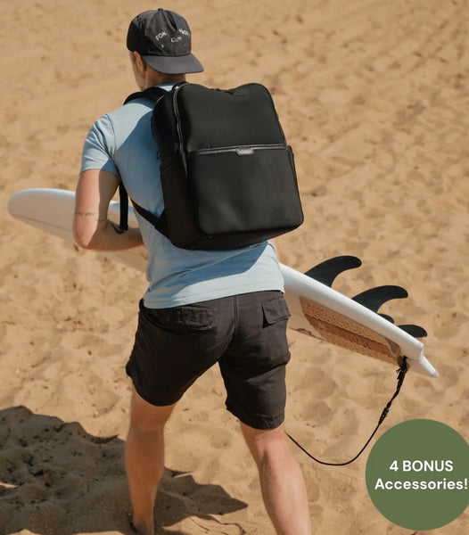 Oioi Multitasker Nappy Backpack - Black Neoprene