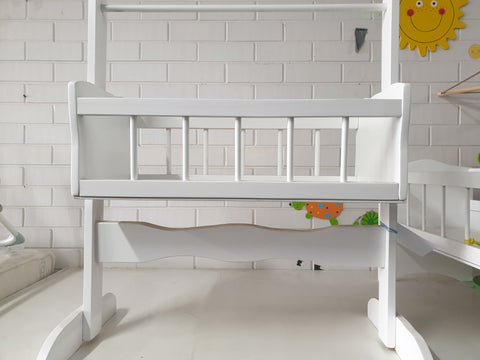 Dolls Furniture - Doll's Cradle White