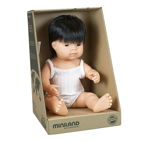 Miniland Doll- Asian Boy- 38cm