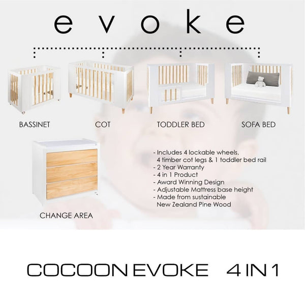 COCOON- Evoke 4-in-1 Cot