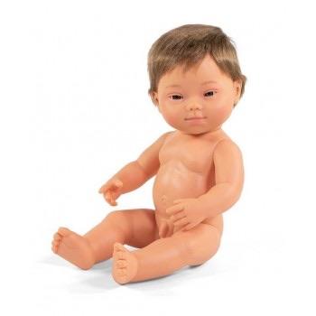Miniland Doll-Caucasian Boy with Down's Syndrome- 38cm