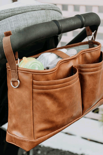 Tan top pram caddy